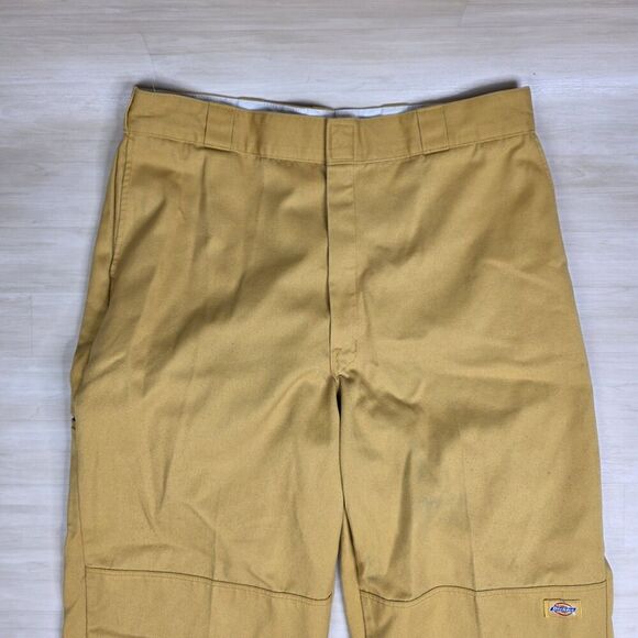 Dickies Loose Fit Double Knee‎ Work Pants Cell Phone Pocket Gold Size 38 x  34 - Picture 3 of 15